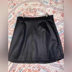 Kendall & Kylie Pleather Mini Skirt